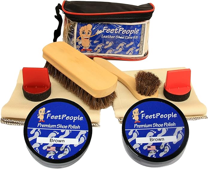 FeetPeople Ultimate Leather Care Kit with Travel Bag