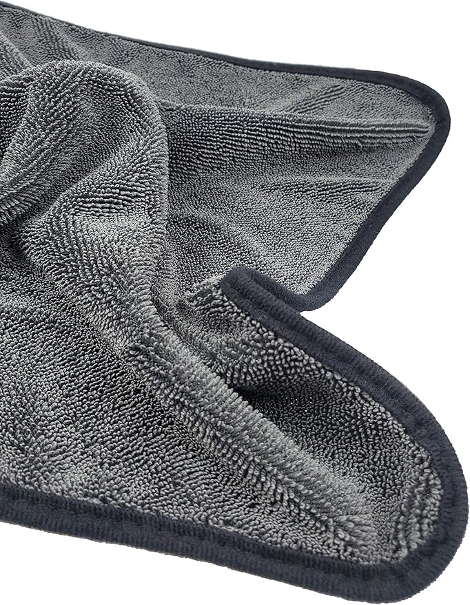 SOFTBATFY Microfiber Car Drying Towel, Shiny Bath Drying Towel Shower Cubicles Cloth for Water Removal in Shower and Bathroom (20x24inches*2pack)