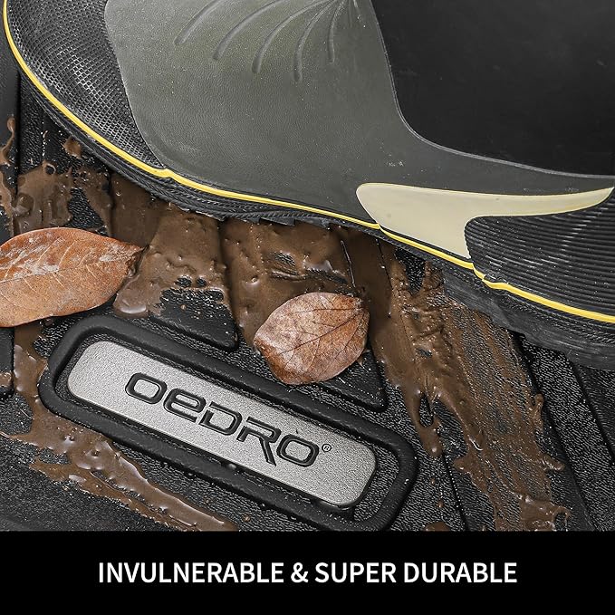 OEDRO Floor Mats Fit for 2017-2022 Honda CR-V (NOT for Hybrid), TPE All-Weather Custom Fit for Front, Rear & Cargo Mat in Lower Position, Honda CRV Mats Accessories, Black