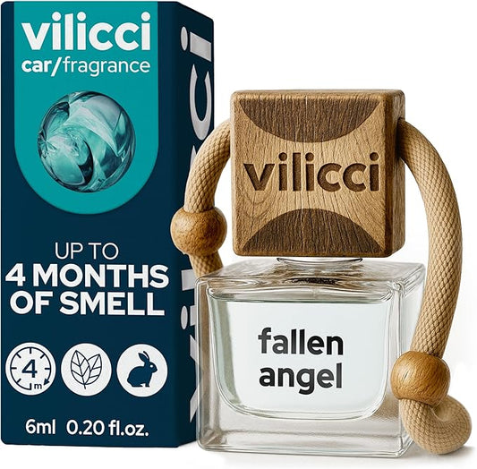 Vilicci Fallen Angel Car Air Freshener – Long Lasting Car Diffuser | Vegan & Cruelty-Free Oil Ingredients | Refreshing & Odor Eliminating Car Perfume | Lasts up to 120 Days