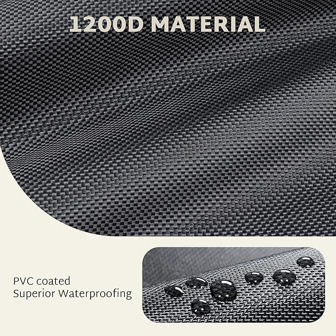 iBirdie Roof Rack Cargo Carrier 25.5 Cubic Feet, XL Soft-Shell Rooftop Cargo Box, Waterproof Heavy Duty 1200D for Car with/Without Roof Rack, Includes Anti-Slip Mat, Door Hooks, 60x37x20 inches