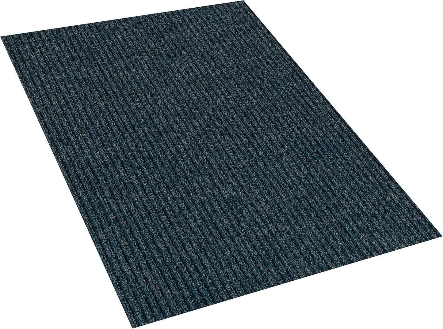 KOECKRITZ Heavy Duty Durable All Weather Indoor/Outdoor Non Slip Entrance Mat Rugs and Runners for Office Business Building Home Garage Front Door (4' x 12', Blue)