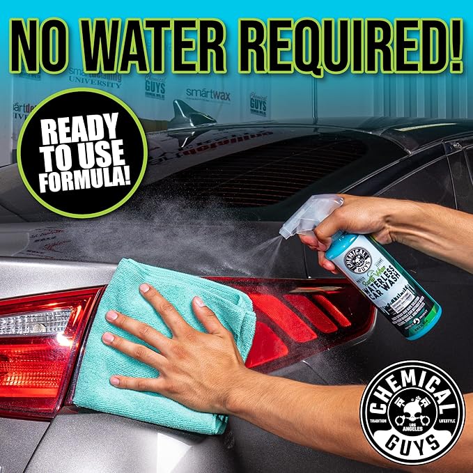 Chemical Guys Swift Wipe Sprayable Waterless Car Wash - Spray and Wipe to Safely Clean and Shine Cars, Trucks, Motorcycles, RVs, and More, High Lubrication Formula, 16 oz