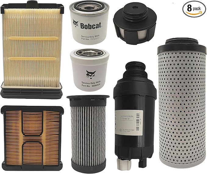 7400454,7286322,7221934,7012303,6692337,7024037,6686926,6727475 Air and Engine Oil Filter，Filter Service Kit For Bobcat S450 S510 S530 S550 S570 S590 S595 S630 S650 T450 T550 T590 T595 T630 T650