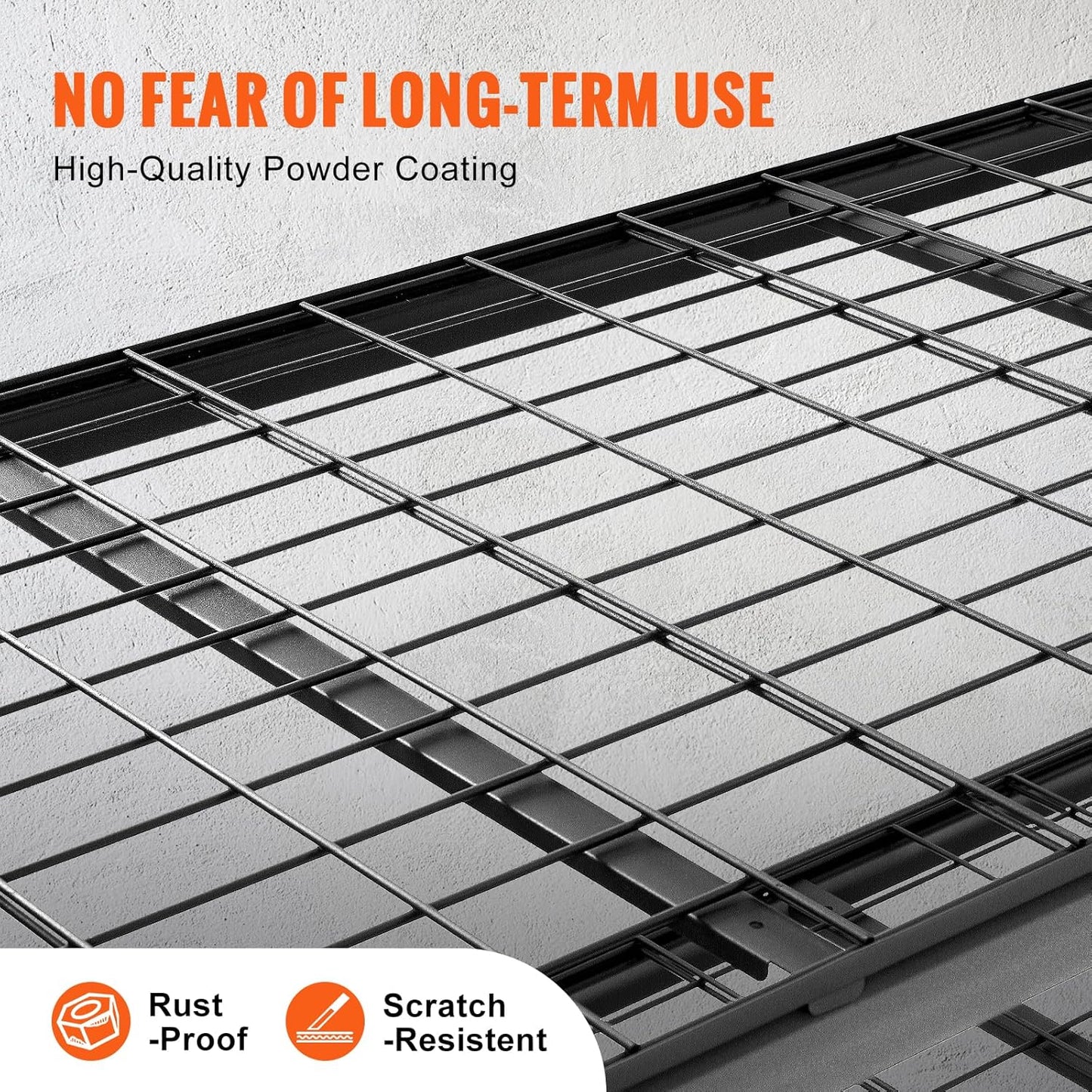 VEVOR Storage Shelving Unit, 5-Tier Adjustable, 2000 lbs Capacity, Heavy Duty Garage Shelves Metal Organizer Wire Rack, Black, 60" L x 24" W x 78" H for Kitchen Pantry Basement Bathroom Laundry Closet