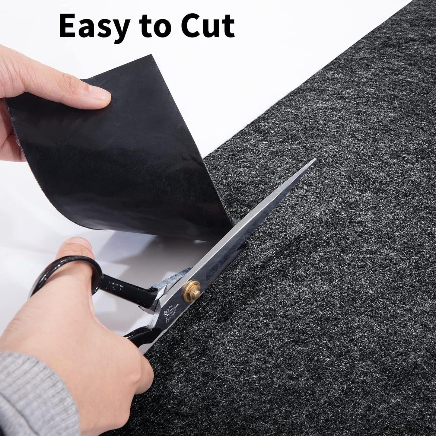 HOMBYS Extra Large Garage Floor Mats for Under Car, Dark Grey Garage Flooring Rug, Motorcycle Oil Spill Mat, Absorbent Oil Garage Parking Mat 7’4”x17', Non Slip and Waterproof Backing