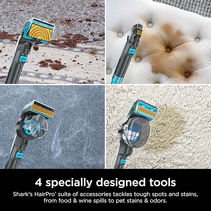 Shark CarpetXpert HairPro with StainStriker Upright Carpet, Area Rug & Upholstery Cleaner, Perfect for Pets & Hair Removal, Carpet Shampooer, 5 Cleaning Tools, Pet Cleaning Solution, Navy, EX304