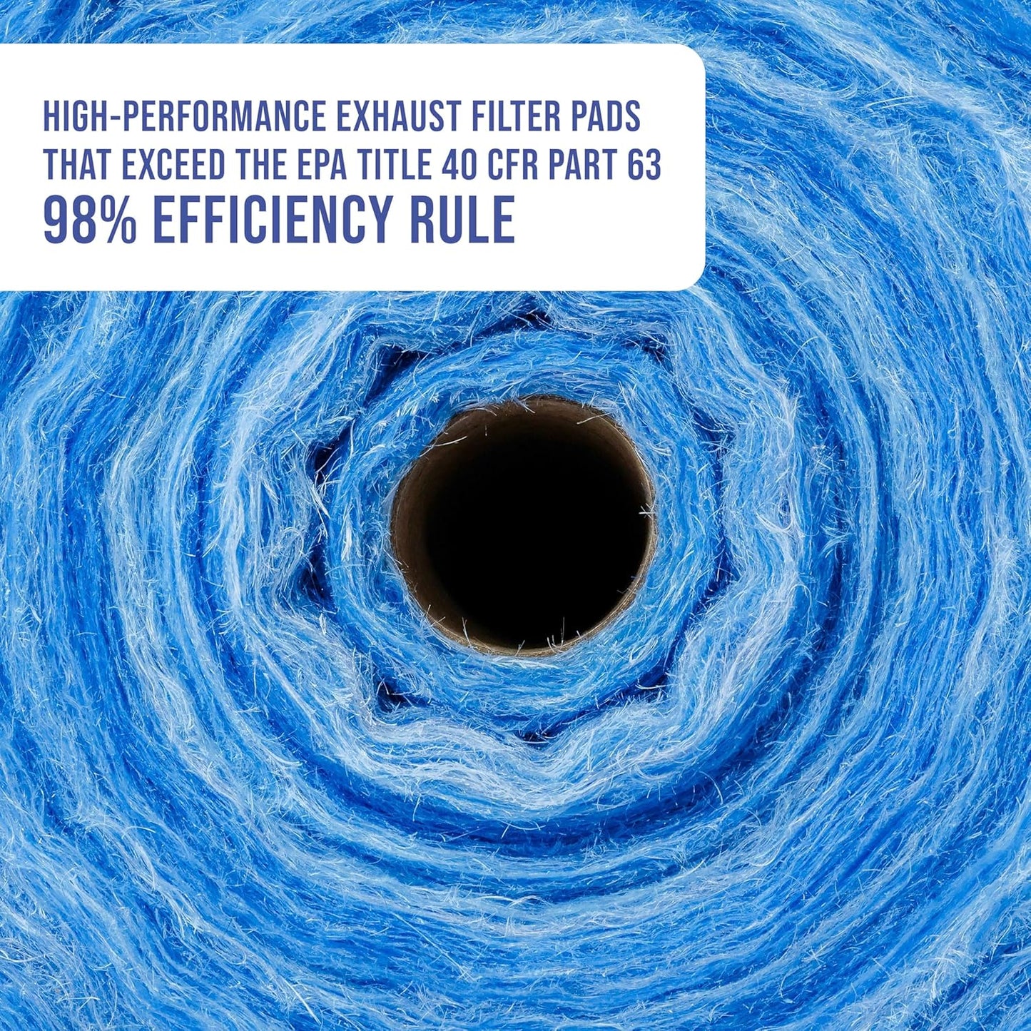 Master Elite Premium Paint Spray Booth Exhaust Filter Roll, 20.5" x 100' - 18 Gram Heavy-Duty Fiberglass Paint Arrestor - Captures Traps Overspray Paint Particles in Auto Car Autobody Refinish Booths